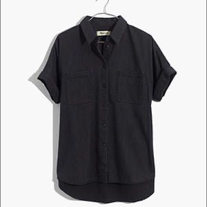 Denim Courier Shirt in Lunar Wash